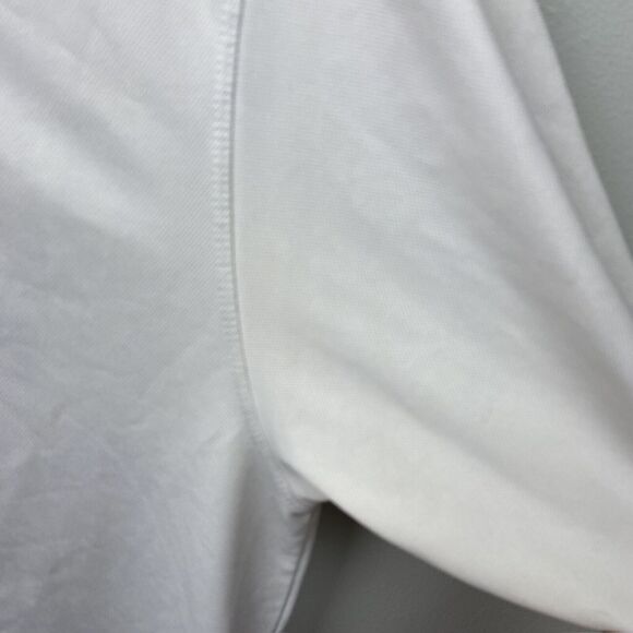 Nike Golf Men Polo Shirt Medium M White Logo Embroidered Short Sleeve Dri Fit UV - Picture 5 of 10